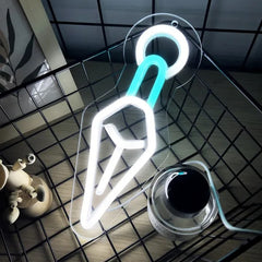 Cushy Crusader 1pc Stylish Neon LED Wall Lamp - USB Powered, Innovative Art Decor Night Light