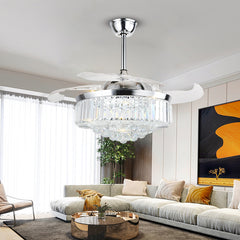Cushy Crusader Crystal Fan Lights European Ceiling Fan Lights