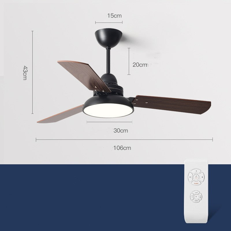 Cushy Crusader Nordic Ceiling Fan Lights Children's Quiet Chandelier Dining Room