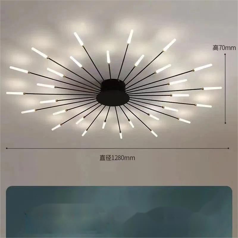 Cushy Crusader Ceiling Room Lights With Special Iron Decoration