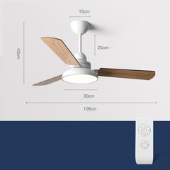 Cushy Crusader Nordic Ceiling Fan Lights Children's Quiet Chandelier Dining Room