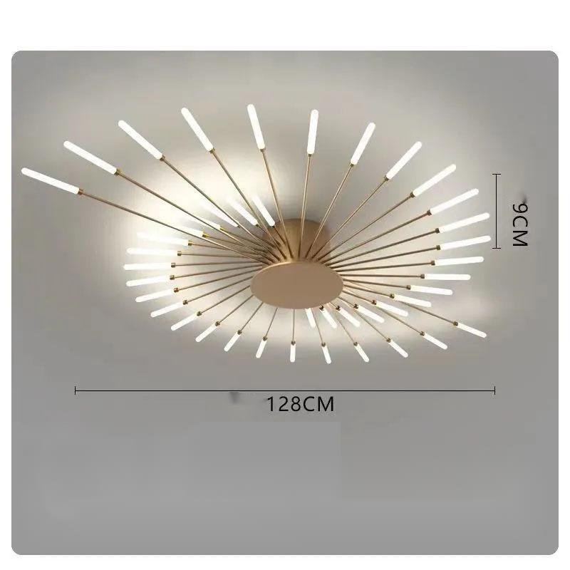 Cushy Crusader Ceiling Room Lights With Special Iron Decoration