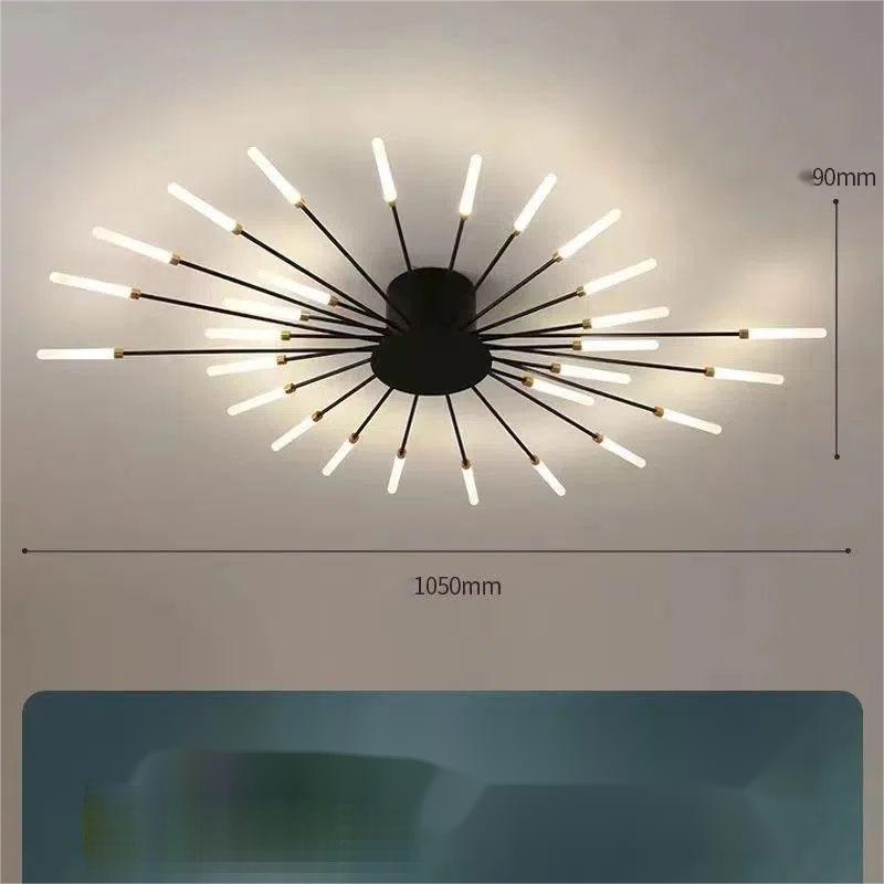 Cushy Crusader Ceiling Room Lights With Special Iron Decoration