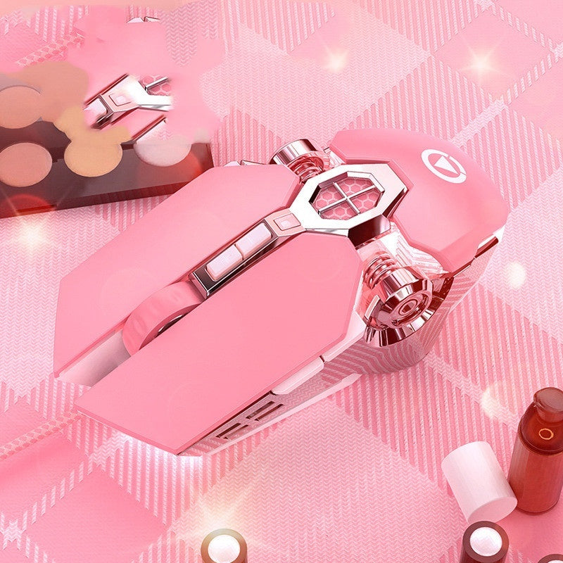Cushy Crusader Cute Mechanical Gaming Macro Mute Computer Accessories